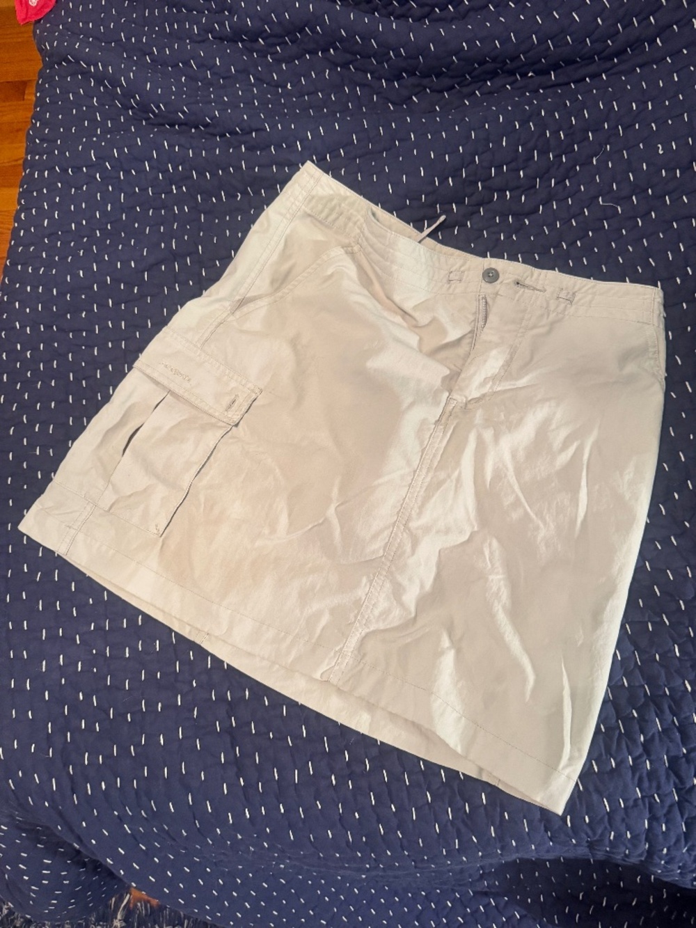 Patagonia cargo skort grey size 6